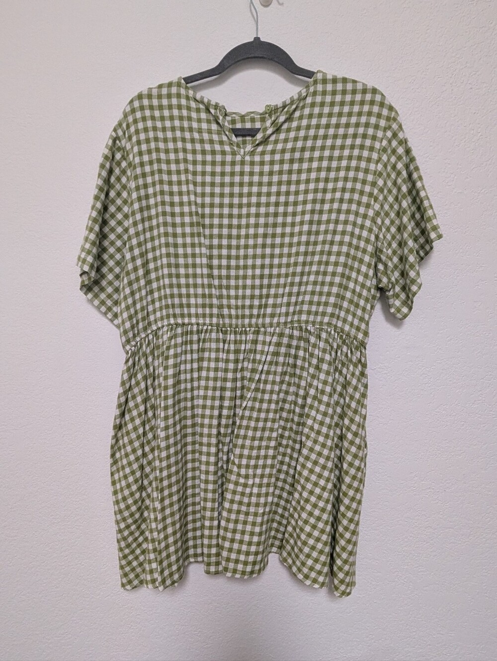 Shiny by Nature Gingham Dress - Matcha Green - Picture 4 of 6